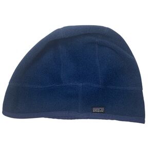 Vintage Patagonia Men's Navy Blue Fleece Beanie Hat Cap Size Medium M 28592